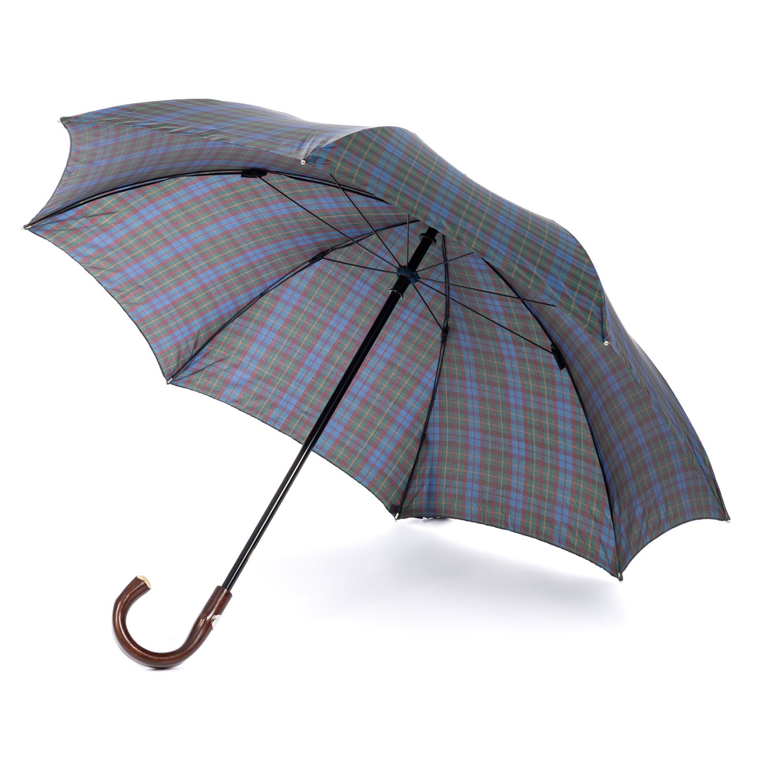 Francesco Maglia x MJ: Sports Umbrella "Storm" with Chestnut Handle - purely handmade